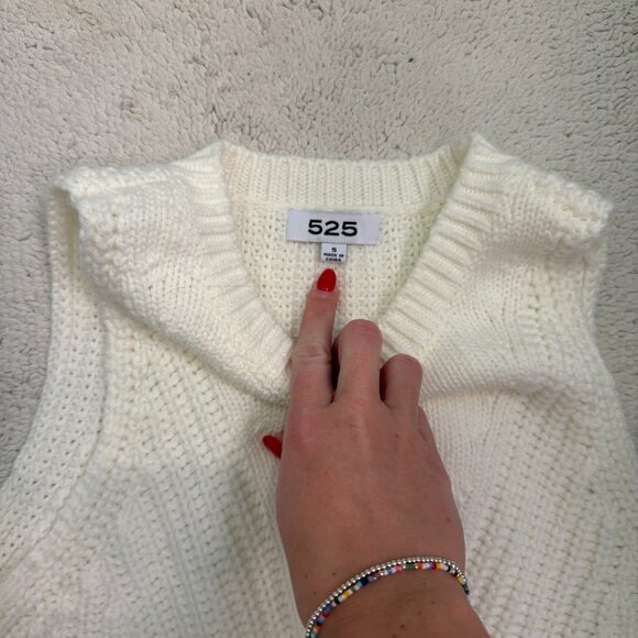 525 Ivory Sweater Tank - Picture 3 of 3